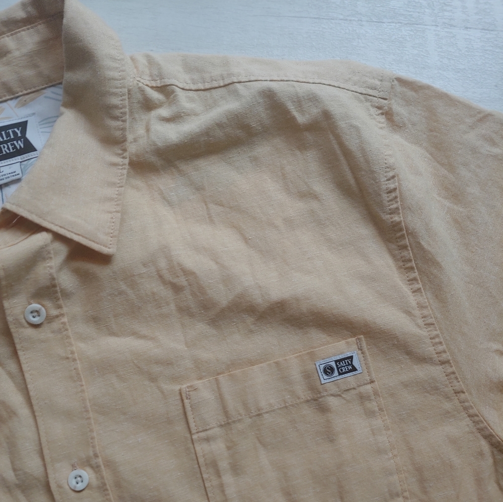 Salty Crew NEW mens Woven Button Down Shirt - Picture 5 of 9